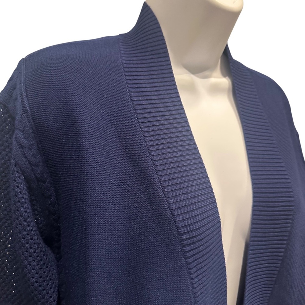 Stitch Fix Faith + Zoe Loyal Navy Open Cardigan Size Medium New with Tag - Picture 2 of 10
